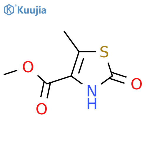 4-Thiazolecarboxylic acid, 2,3-dihydro-5-methyl-2-oxo-, methyl ester structure