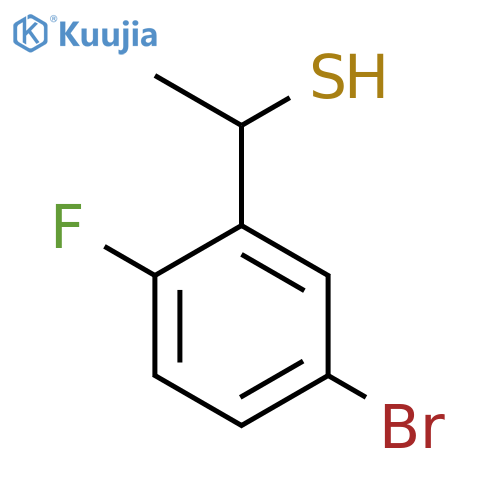 1-(5-Bromo-2-fluorophenyl)ethane-1-thiol structure