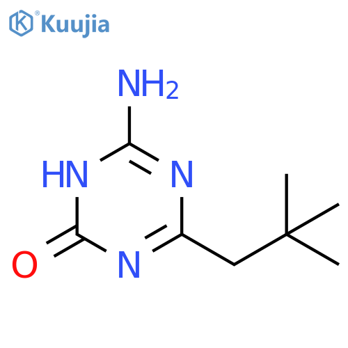 6-Amino-4-(2,2-dimethylpropyl)-1,3,5-triazin-2(1H)-one structure