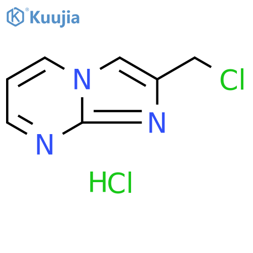 Imidazo[1,2-a]pyrimidine, 2-(chloromethyl)-, hydrochloride (1:1) structure
