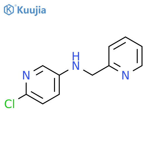 6-chloro-N-(pyridin-2-yl)methylpyridin-3-amine structure