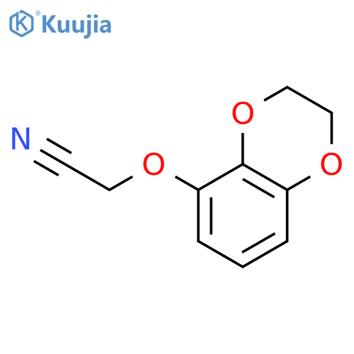 (2,3-dihydro-1,4-benzodioxin-5-yloxy)acetonitrile structure