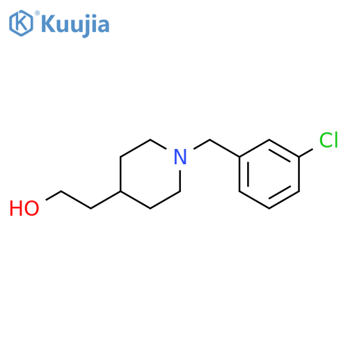 2-(1-(3-chlorobenzyl)piperidin-4-yl)ethan-1-ol structure