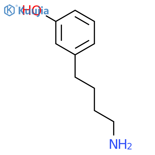 3-(4-aminobutyl)phenol structure
