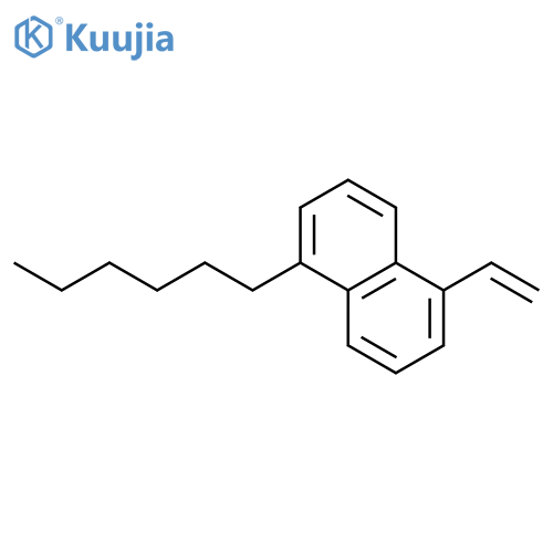 1-Ethenyl-5-hexylnaphthalene structure