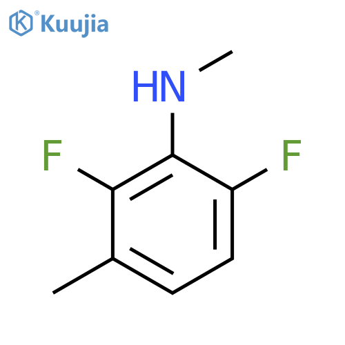 2,6-difluoro-N,3-dimethylaniline structure