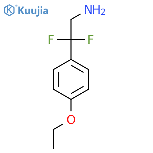 2-(4-ethoxyphenyl)-2,2-difluoroethan-1-amine structure