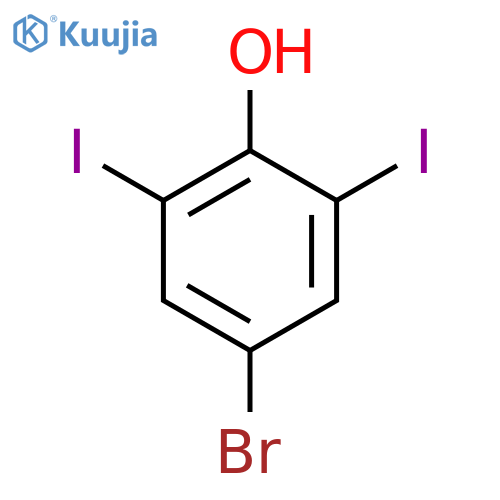 4-Bromo-2,6-diiodophenol structure