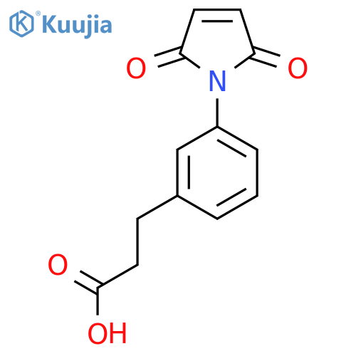 3-3-(2,5-dioxo-2,5-dihydro-1H-pyrrol-1-yl)phenylpropanoic acid structure