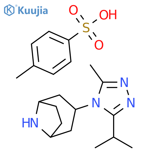 3-(3-isopropyl-5-methyl-4H-1,2,4-triazol-4-yl)-8-aza-bicyclo[3.2.1]octane 4-methylbenzenesulfonate structure