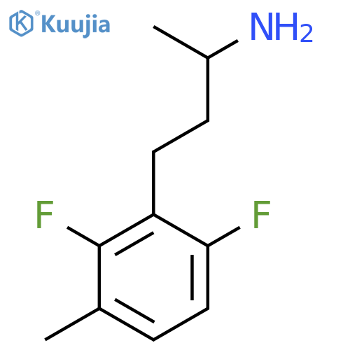 4-(2,6-difluoro-3-methylphenyl)butan-2-amine structure