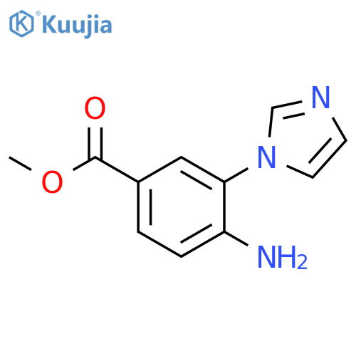 methyl 4-amino-3-(1H-imidazol-1-yl)benzoate structure