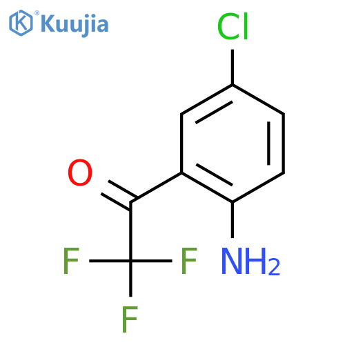 1-(2-amino-5-chloro-phenyl)-2,2,2-trifluoro-ethanone structure