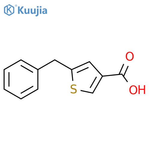 5-benzylthiophene-3-carboxylic acid structure