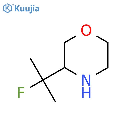 3-(2-fluoropropan-2-yl)morpholine structure