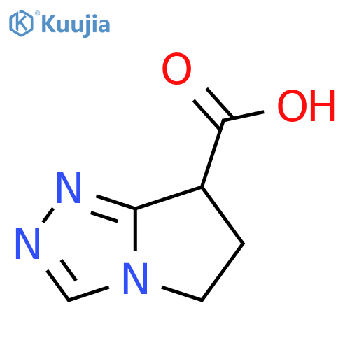 5H,6H,7H-pyrrolo[2,1-c][1,2,4]triazole-7-carboxylic acid structure