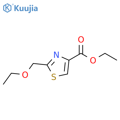 ethyl 2-(ethoxymethyl)-1,3-thiazole-4-carboxylate structure