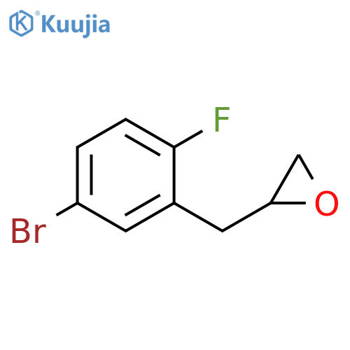 Oxirane, 2-[(5-bromo-2-fluorophenyl)methyl]- structure