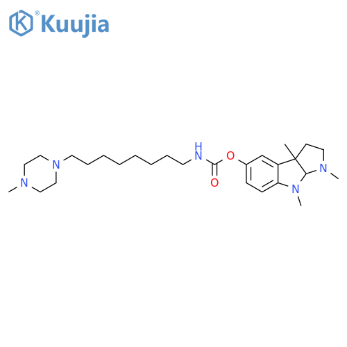 Carbamic acid,[8-(4-methyl-1-piperazinyl)octyl]-,1,2,3,3a,8,8a-hexahydro-1,3a,8-trimethylpyrrolo[2,3-b]indol-5-yl ester,(3aS-cis)- (9CI) structure