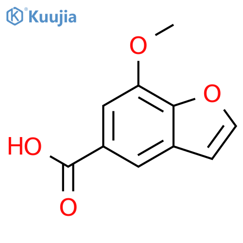 7-methoxy-1-benzofuran-5-carboxylic acid structure