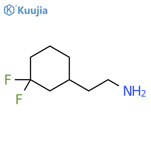 2-(3,3-Difluorocyclohexyl)ethan-1-amine structure
