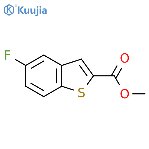 methyl 5-fluoro-1-benzothiophene-2-carboxylate structure