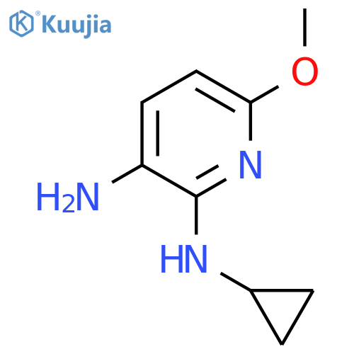 N2-Cyclopropyl-6-methoxypyridine-2,3-diamine structure