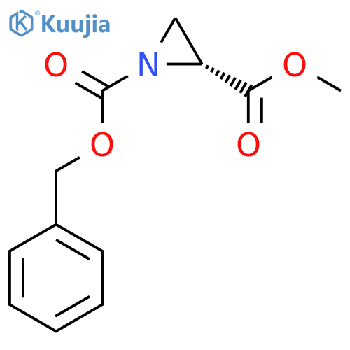 O1-benzyl O2-methyl (2R)-aziridine-1,2-dicarboxylate structure