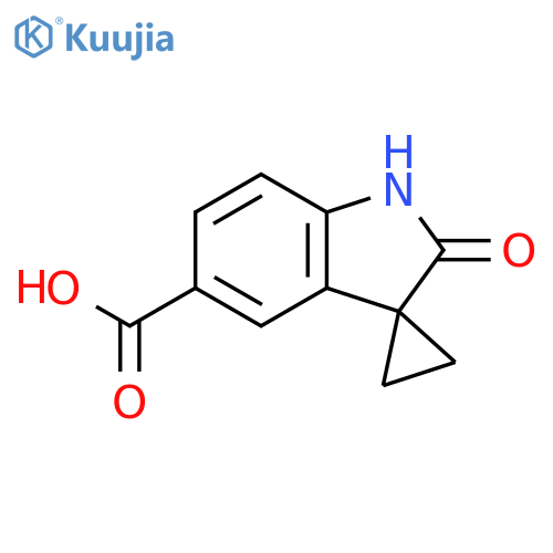 2'-oxo-1',2'-dihydrospirocyclopropane-1,3'-indole-5'-carboxylic acid structure