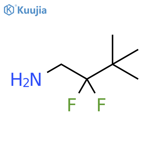 2,2-difluoro-3,3-dimethylbutan-1-amine structure