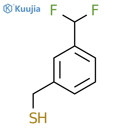 3-(difluoromethyl)phenylmethanethiol structure