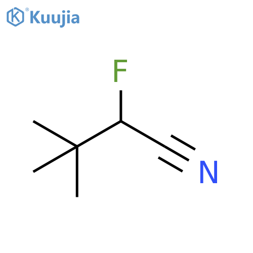 2-fluoro-3,3-dimethylbutanenitrile structure