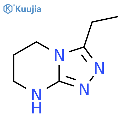 3-Ethyl-5H,6H,7H,8H-[1,2,4]triazolo[4,3-a]pyrimidine structure