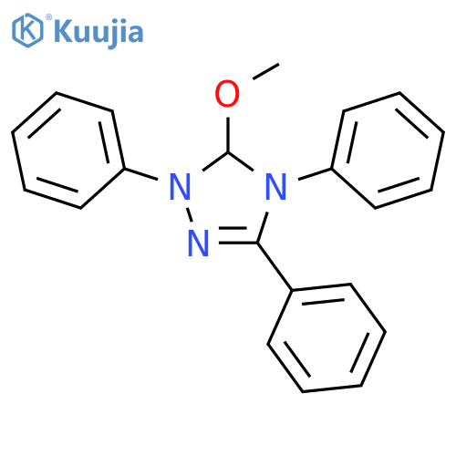 1H-1,2,4-Triazole,4,5-dihydro-5-methoxy-1,3,4-triphenyl- structure