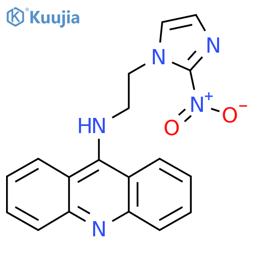 9-Acridinamine, N-[2-(2-nitro-1H-imidazol-1-yl)ethyl]- structure