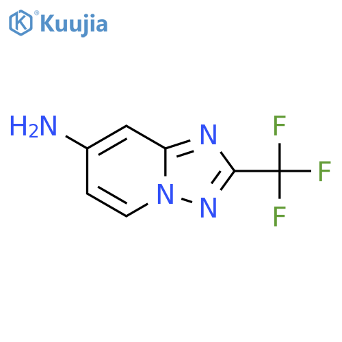 2-(Trifluoromethyl)-[1,2,4]triazolo[1,5-a]pyridin-7-amine structure