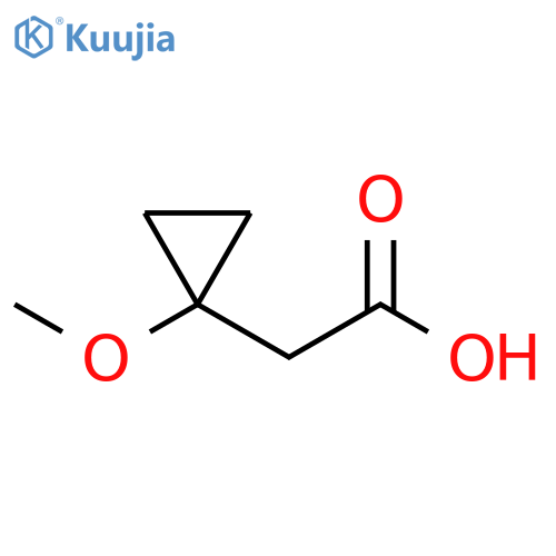 2-(1-methoxycyclopropyl)acetic acid structure