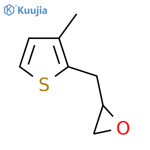 2-(3-methylthiophen-2-yl)methyloxirane structure