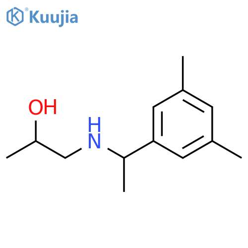 1-{1-(3,5-dimethylphenyl)ethylamino}propan-2-ol structure