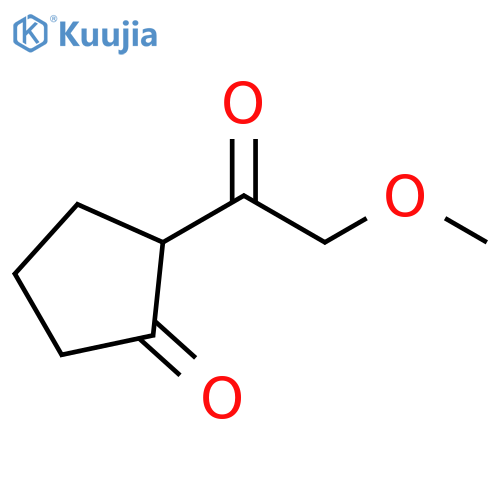 2-(2-methoxyacetyl)cyclopentan-1-one structure