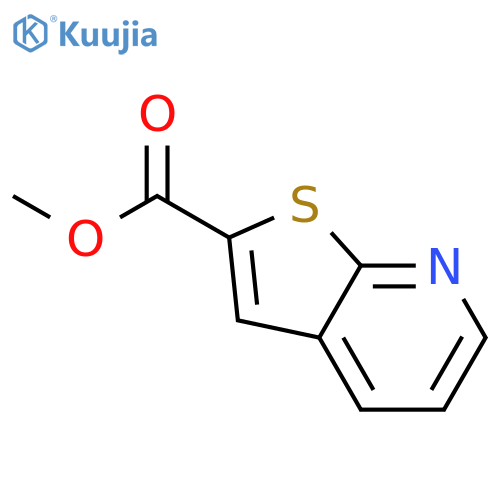 Methyl thieno2,3-bpyridine-2-carboxylate structure