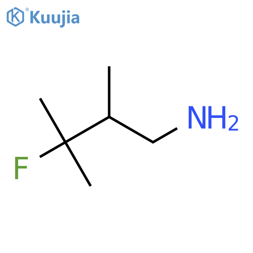 3-Fluoro-2,3-dimethylbutan-1-amine structure
