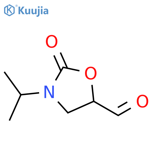 3-isopropyl-2-oxooxazolidine-5-carbaldehyde structure