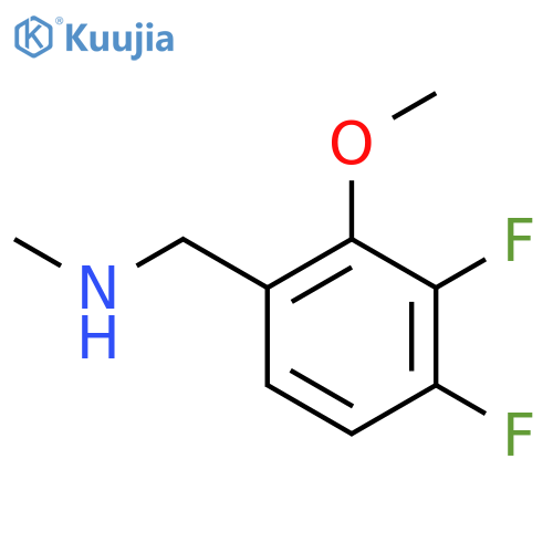 (3,4-difluoro-2-methoxyphenyl)methyl(methyl)amine structure