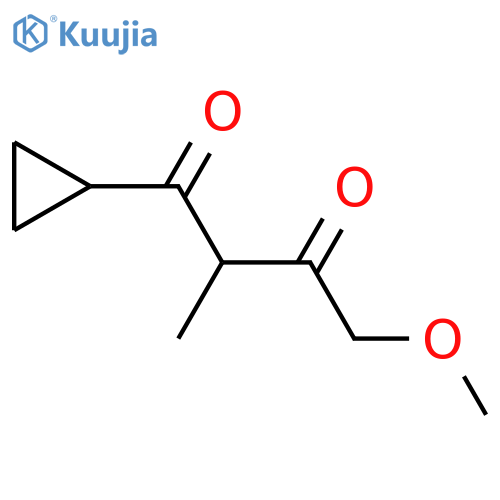 1-cyclopropyl-4-methoxy-2-methylbutane-1,3-dione structure