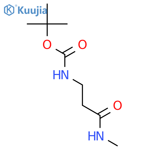 Carbamic acid,[3-(methylamino)-3-oxopropyl]-, 1,1-dimethylethyl ester (9CI) structure