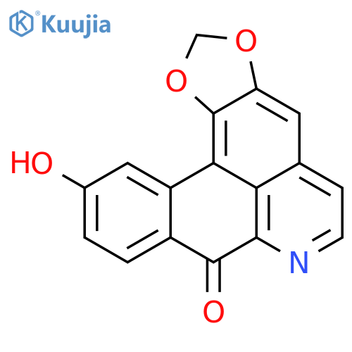 8H-Benzo[g]-1,3-benzodioxolo[6,5,4-de]quinolin-8-one, 11-hydroxy- (9CI) structure