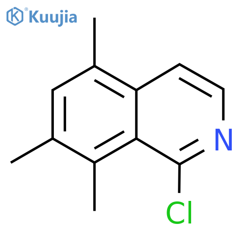 1-Chloro-5,7,8-trimethylisoquinoline structure