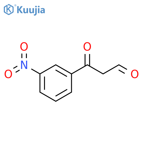 3-(3-nitrophenyl)-3-oxopropanal structure