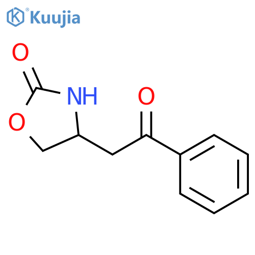 2-Oxazolidinone,4-(2-oxo-2-phenylethyl)-, (4R)- structure
